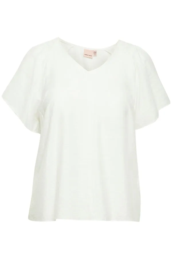 Simple Wish Mea Blouse in White