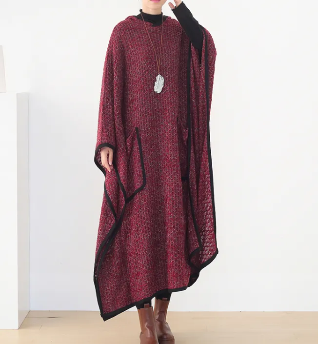 Spring Cloak Loose Dresses Casual Women Dresses AMT97213