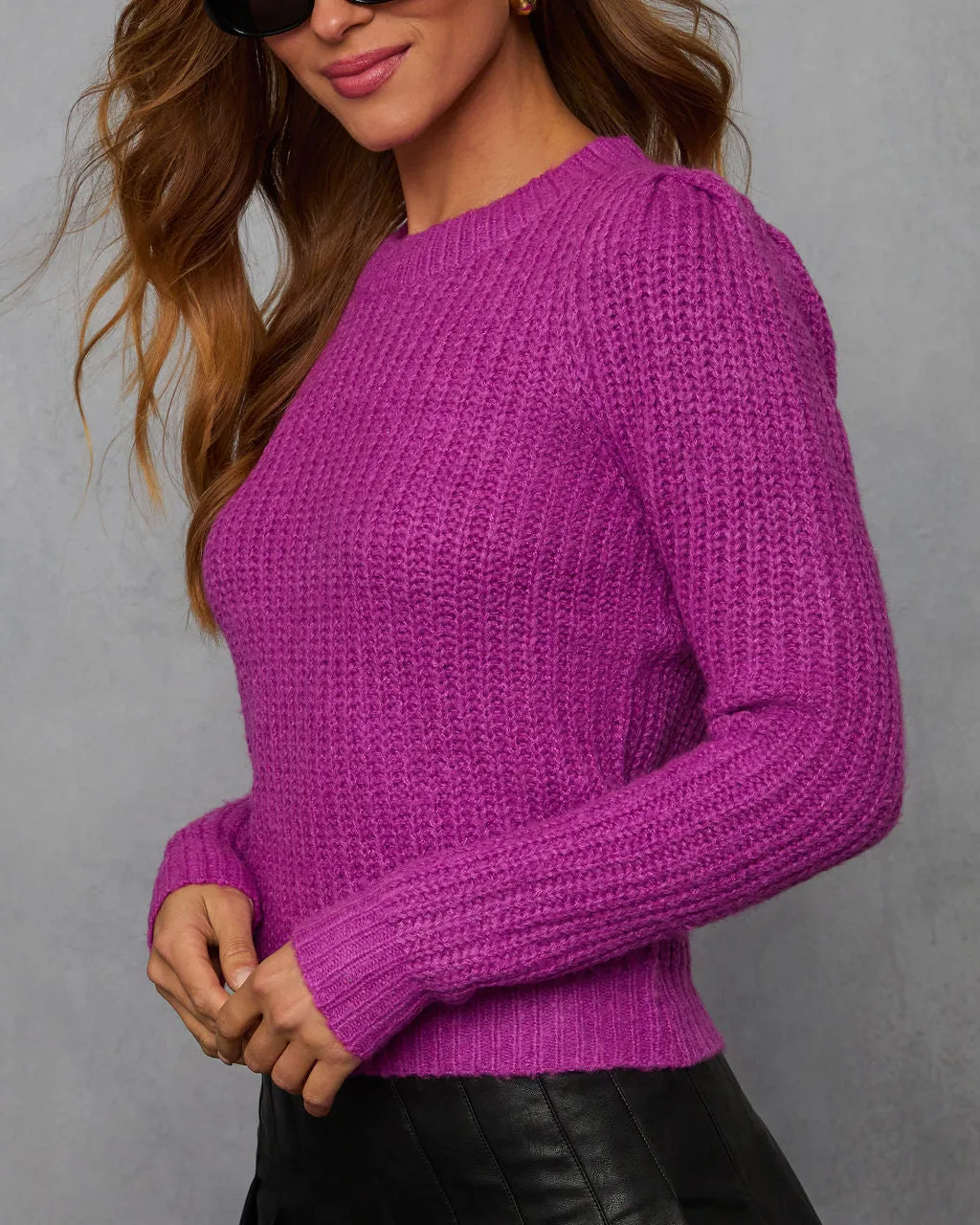 Sweet Devine Moment Knit Pullover Sweater