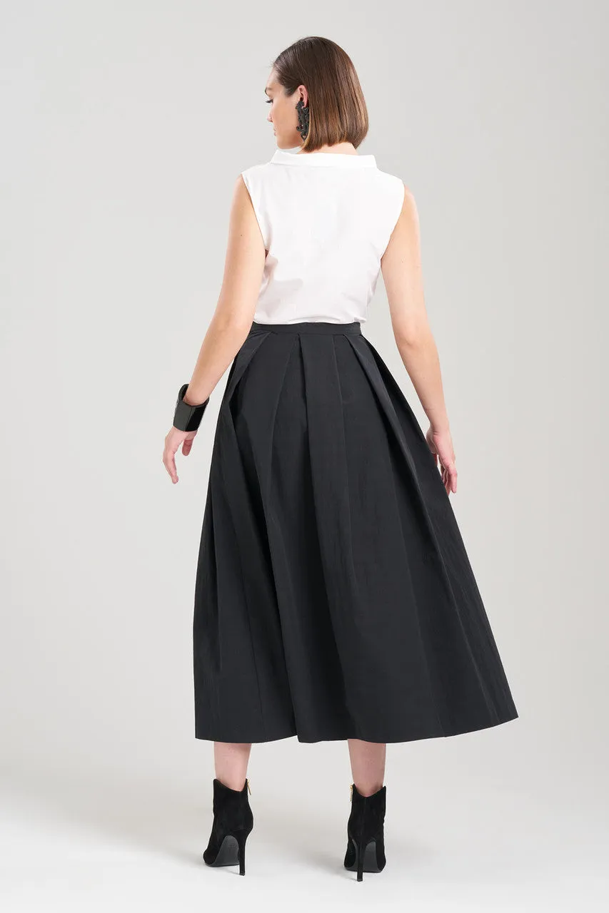 Taffeta Maxi Skirt