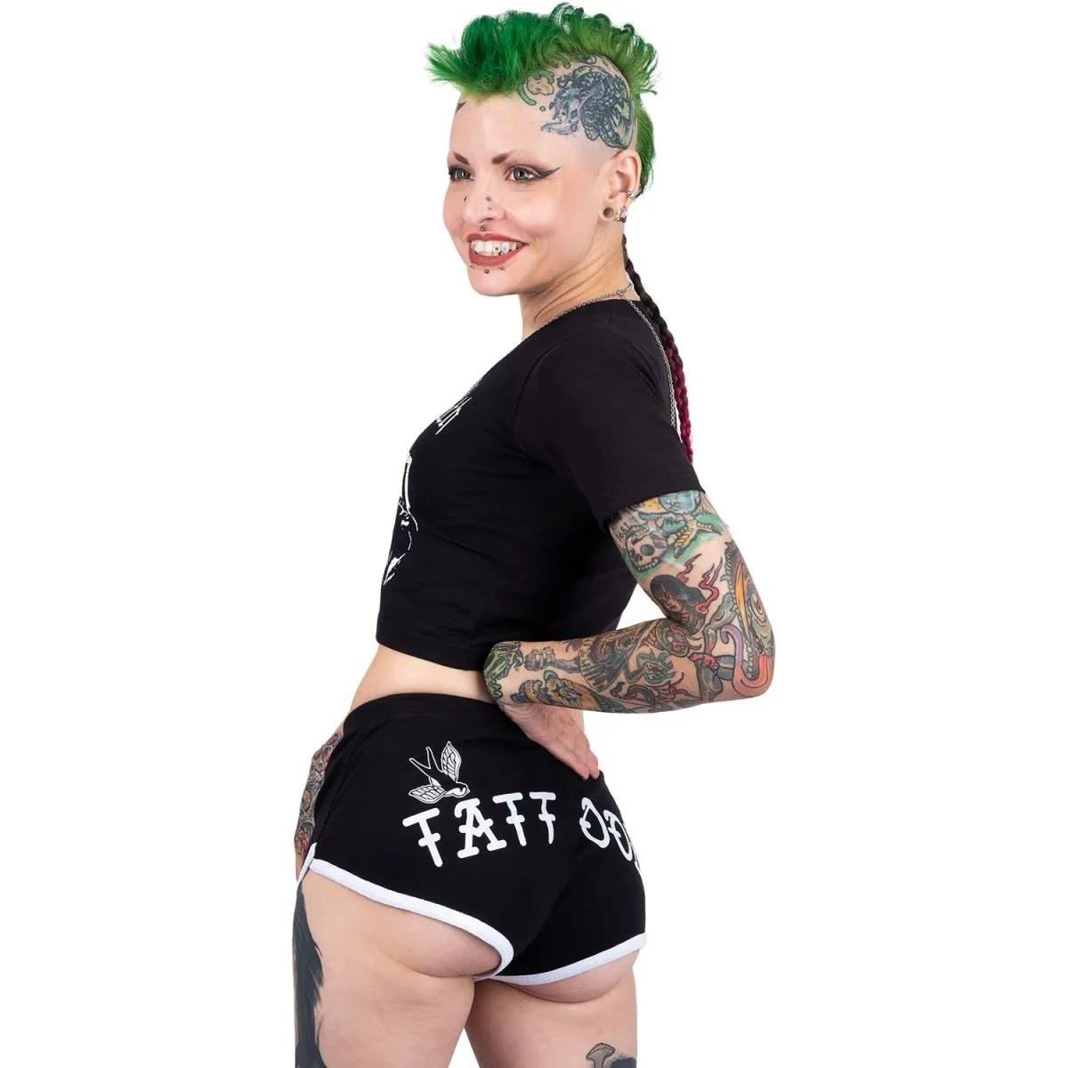 Traditional Tattooed Short Shorts