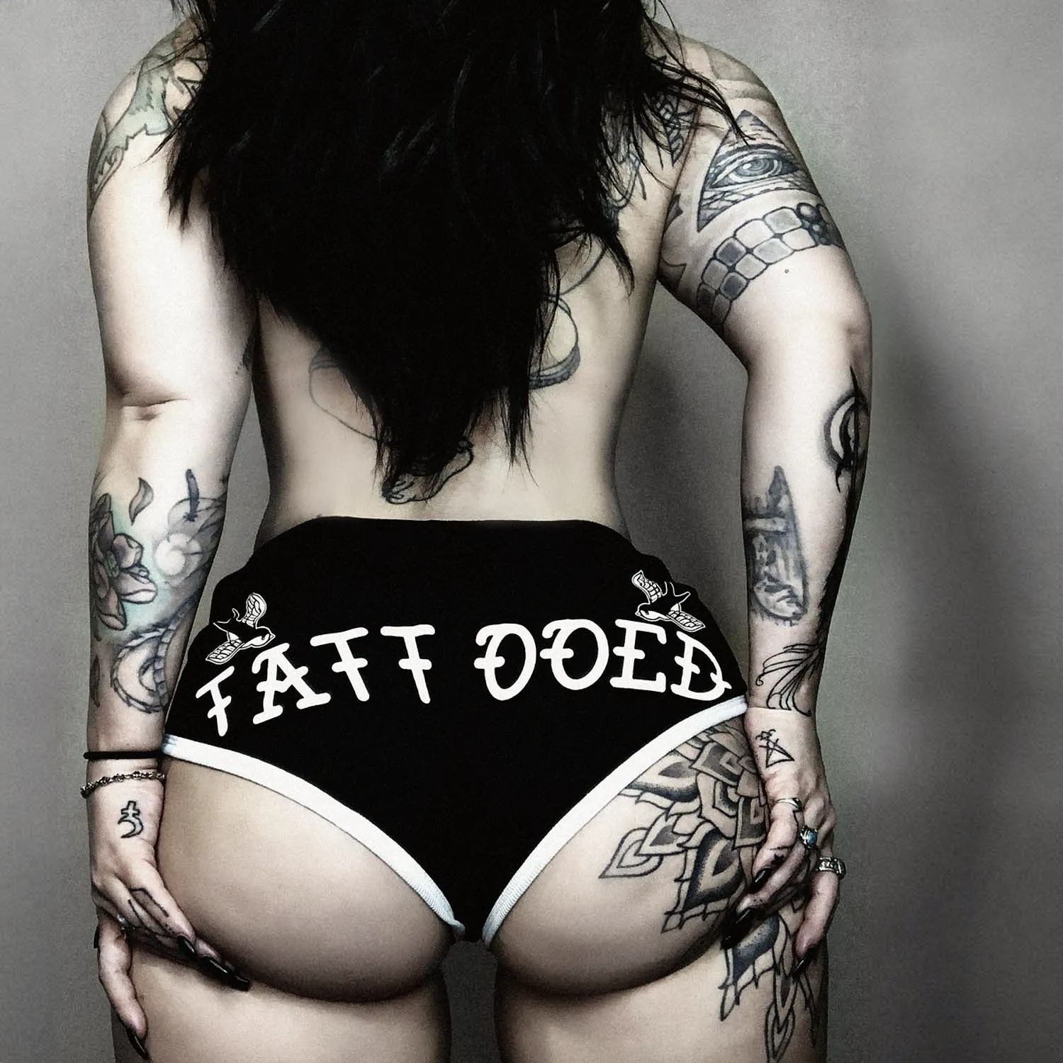 Traditional Tattooed Short Shorts