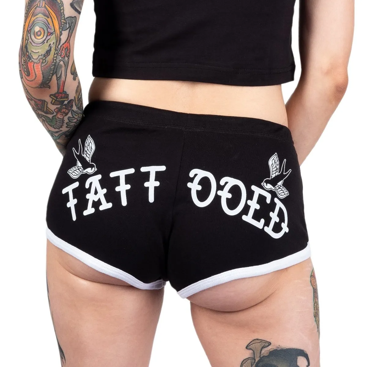 Traditional Tattooed Short Shorts