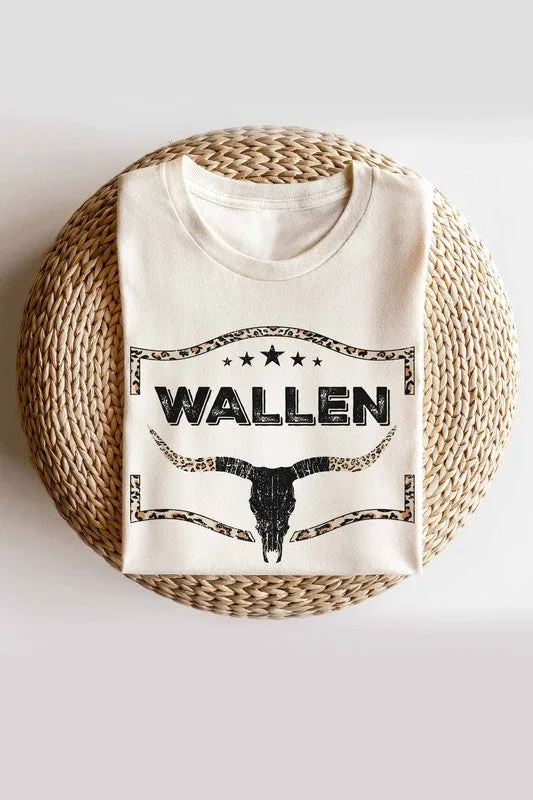 WALLEN LEOPARD WESTERN GRAPHIC TEE