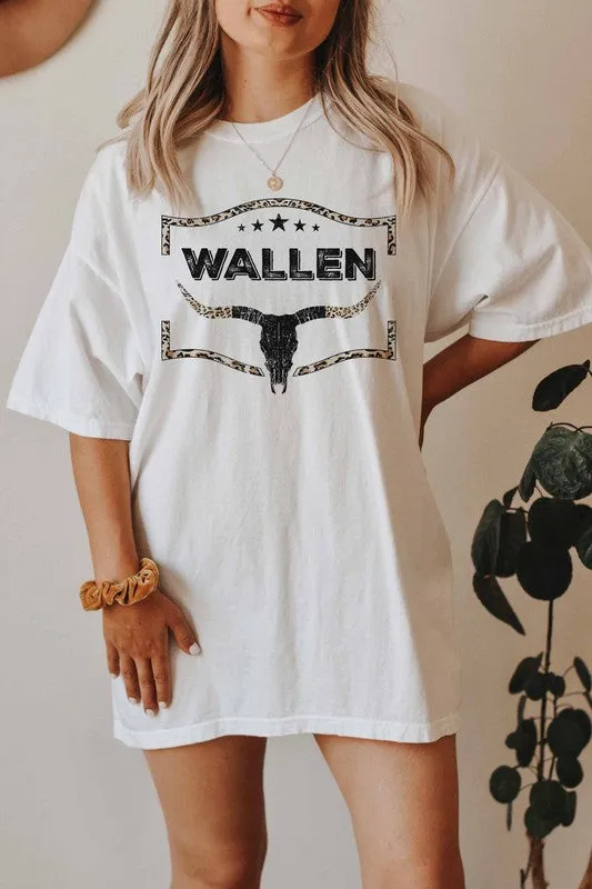 WALLEN LEOPARD WESTERN GRAPHIC TEE