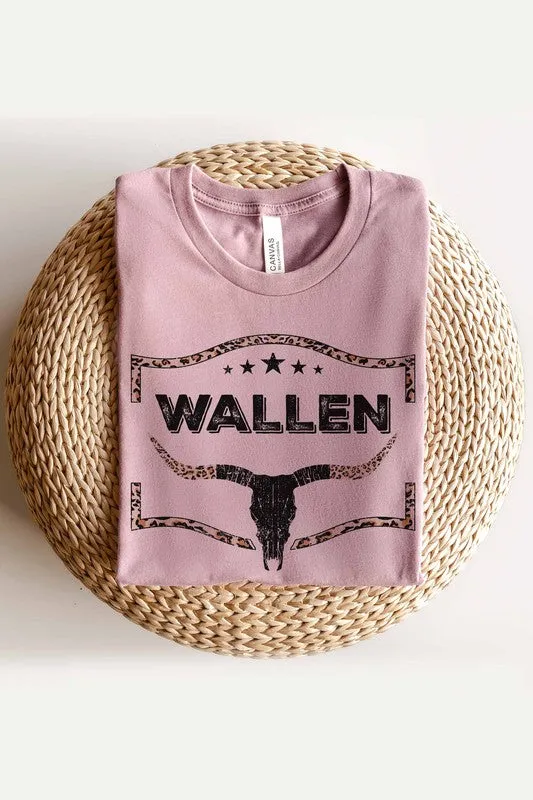 WALLEN LEOPARD WESTERN GRAPHIC TEE