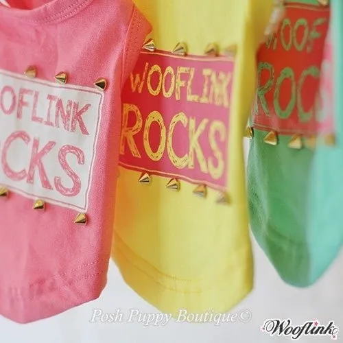 Wooflink Rocks Top - Pink